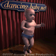 Dancing baby stage loop